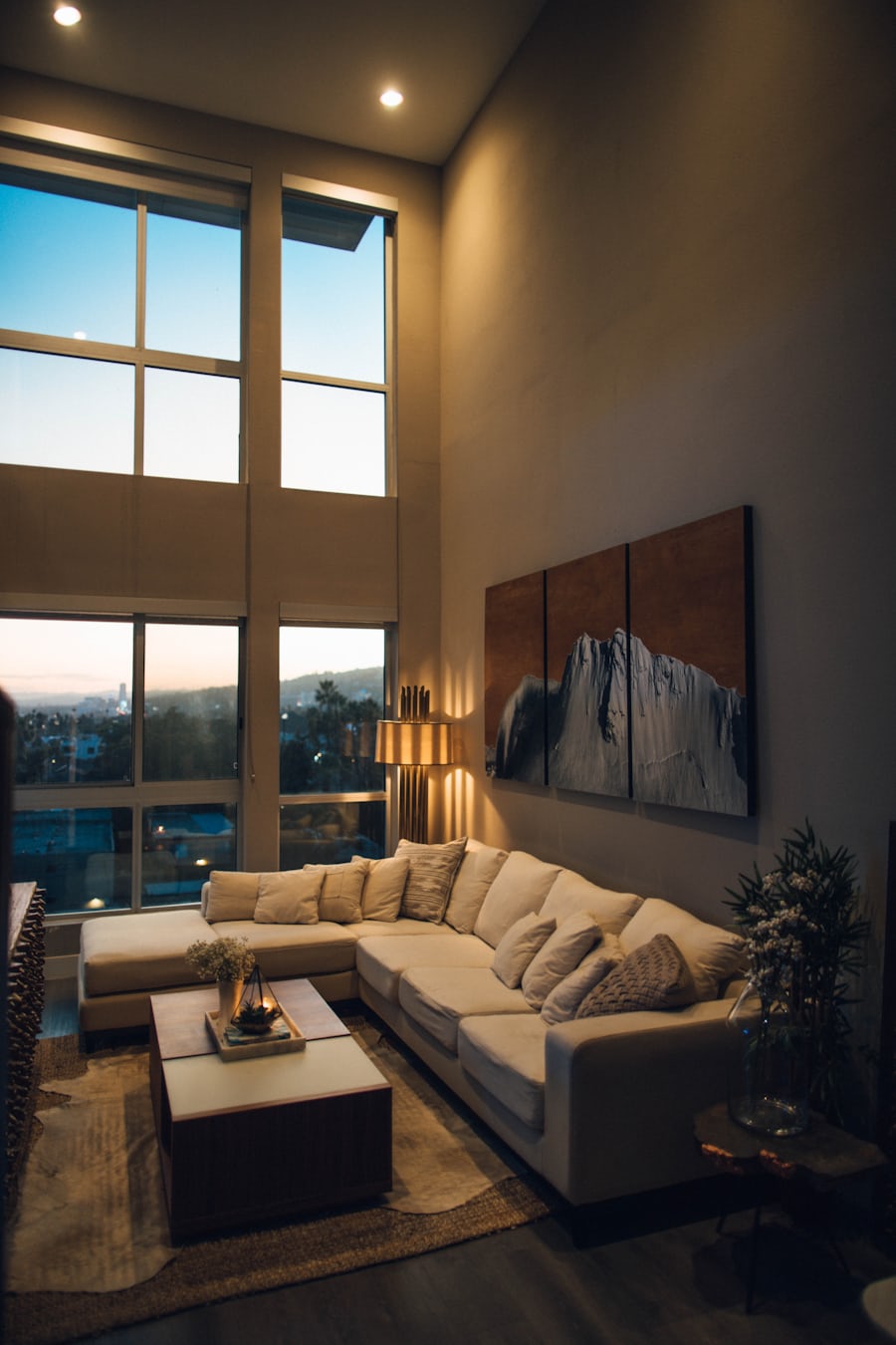Interior of Bel Air estate