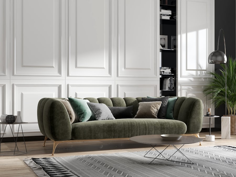Luxury living room interior